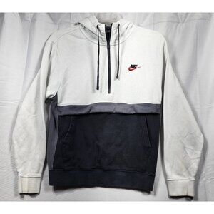 Nike Air White Pullover Hoodie 3 Pockets Youth Small Boys vtg vintage 90s